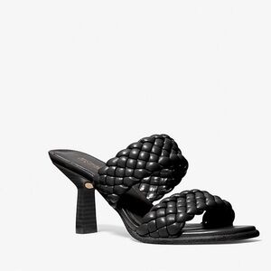 Michael Kors Amelia braided mule sandals NWOT